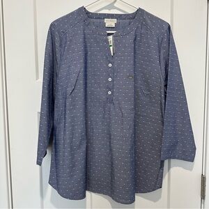 Van Heusen Chambray Blue size L